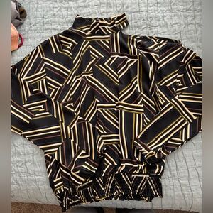 Allison Joy Multicolor Chevron Blouse
